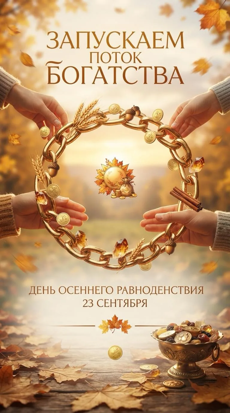 Запускаем цепочку изобилия и богатства 🍂✨