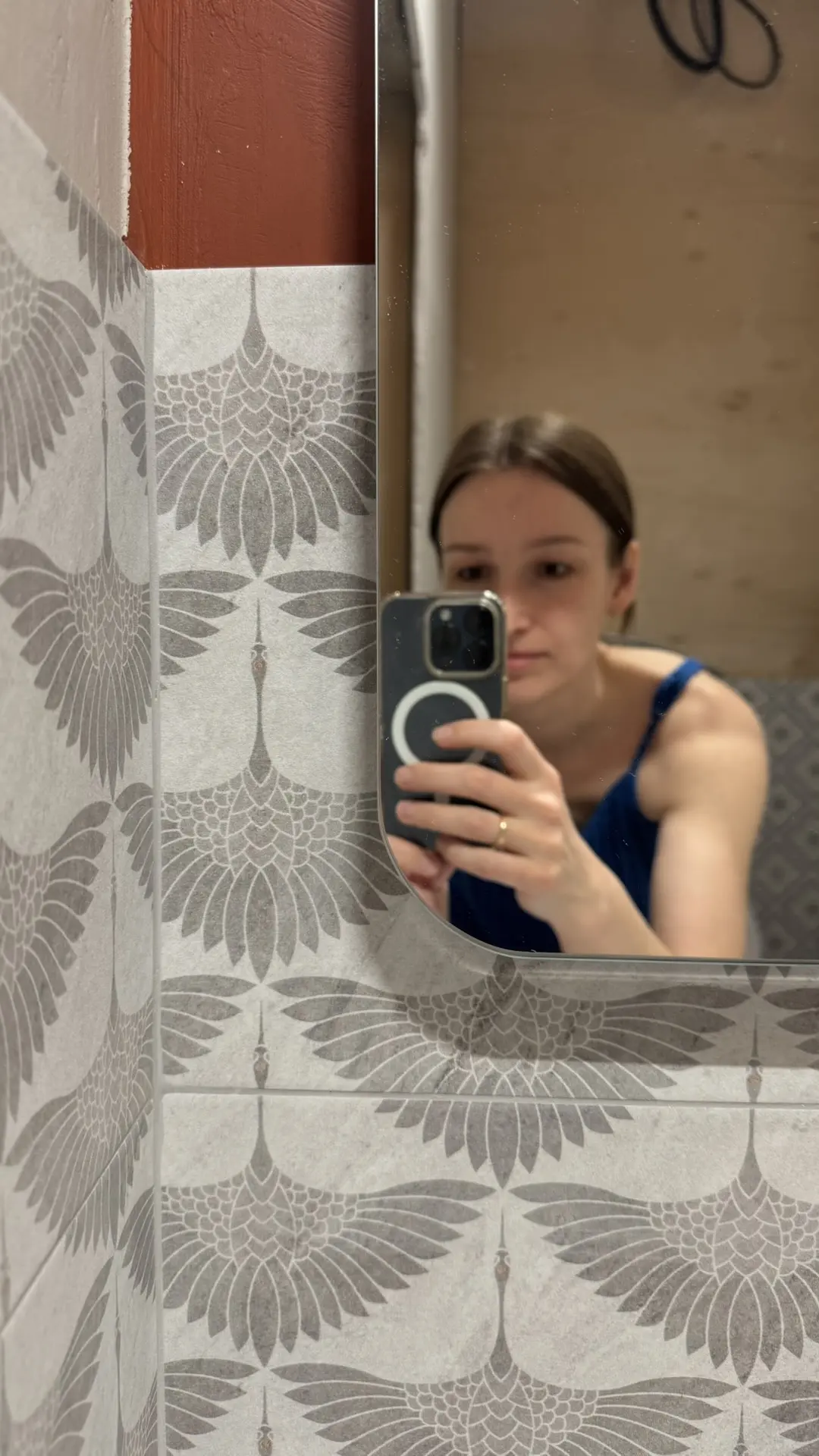 Журавли) углы еще не докрасила, где терракотовая стена. Сил что-то нет за это взяться)))