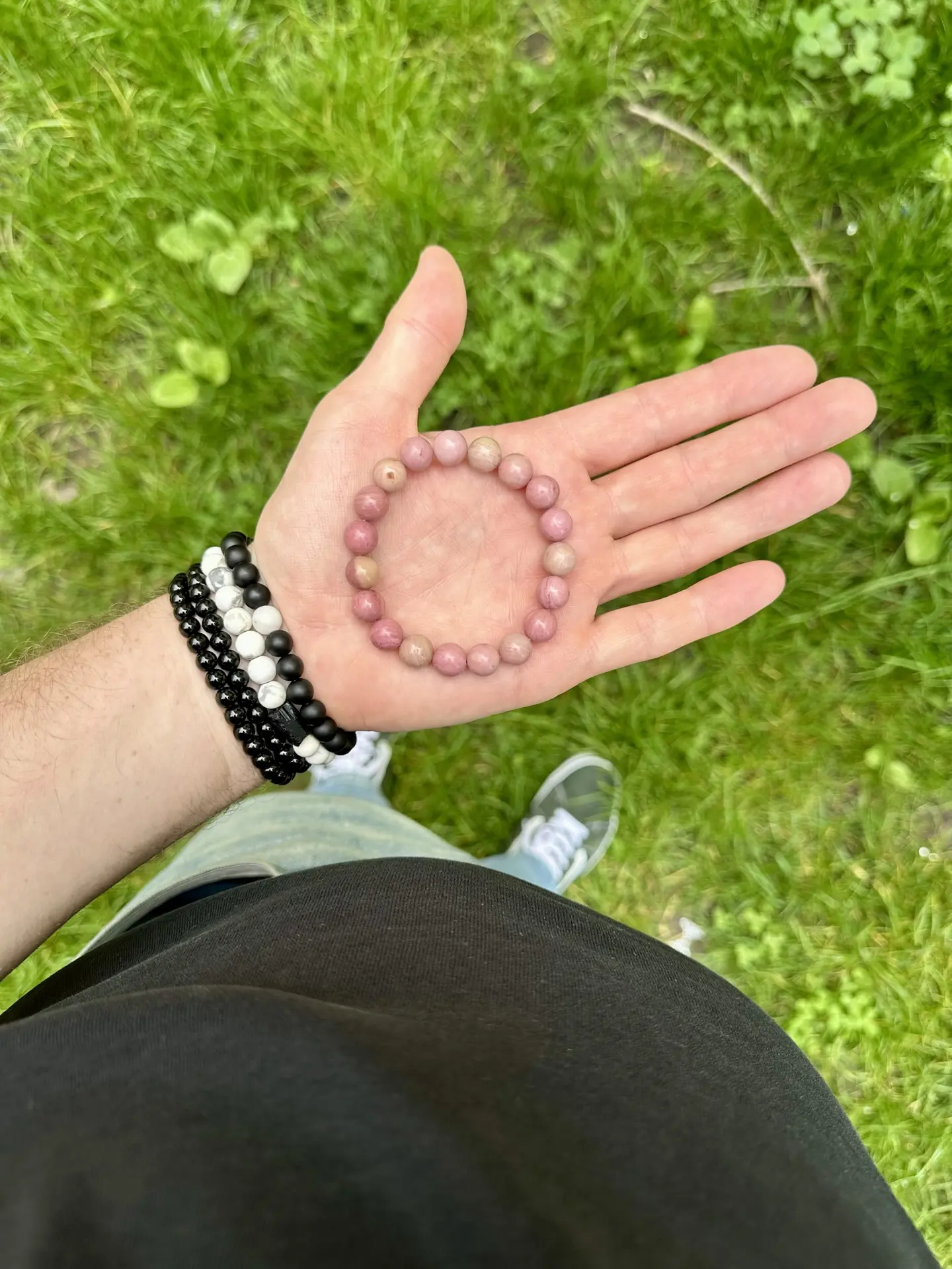 💗 Родохрозит 10 мм. Розовая слеза инков.