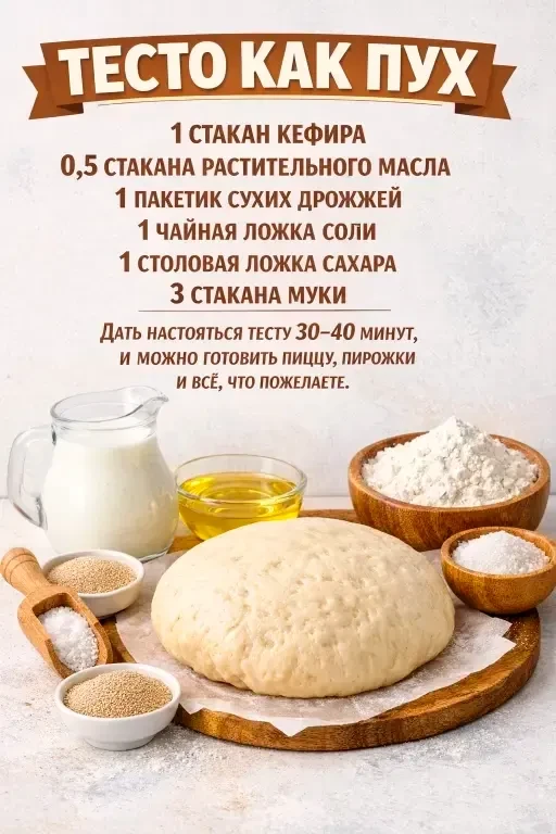 ПОЧЕМУ ТЕСТО ПОЛУЧАЕТСЯ МЯГКИМ