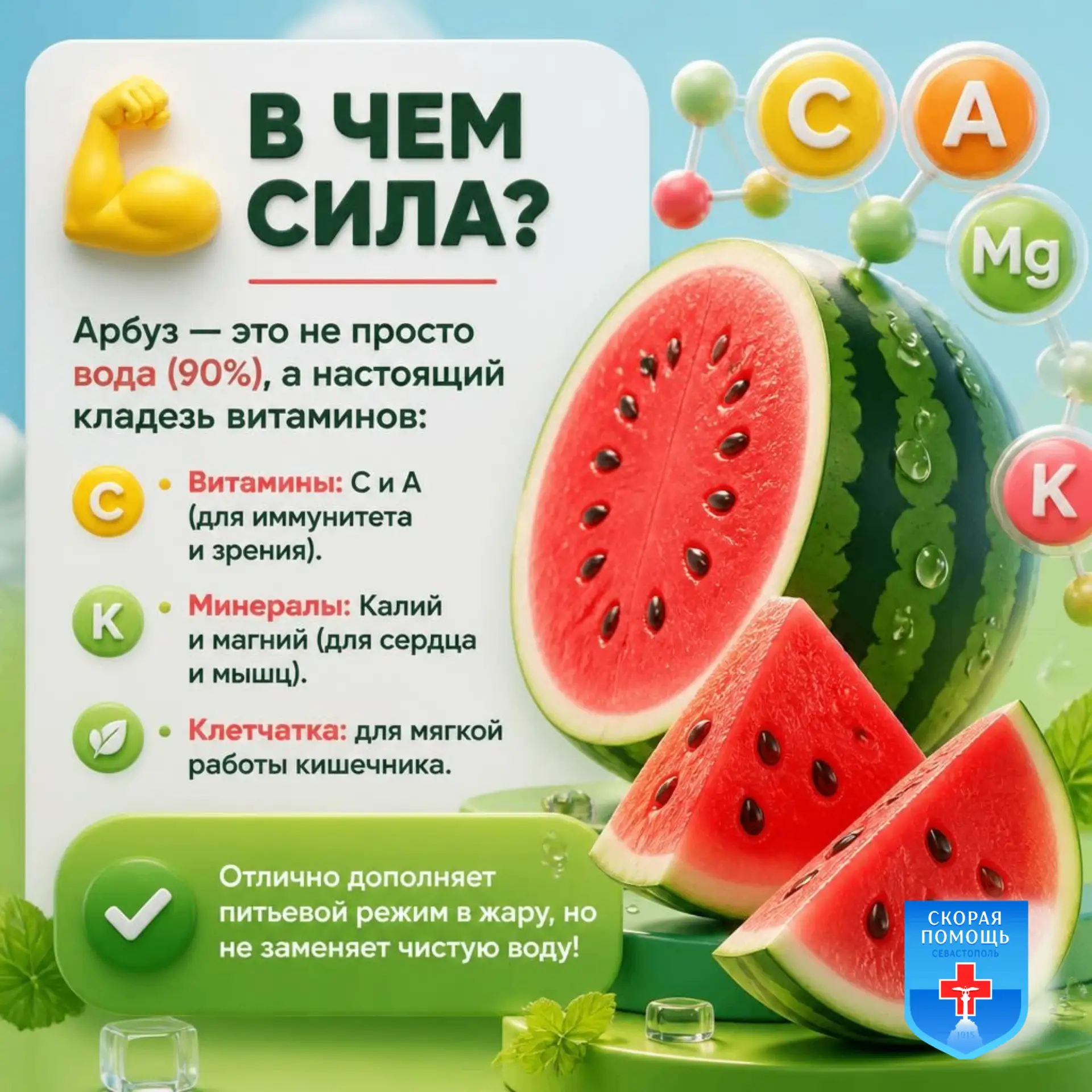 🍉 Арбузное настроение — оно такое: сладкое, яркое и слегка пачкает руки, но от него не...