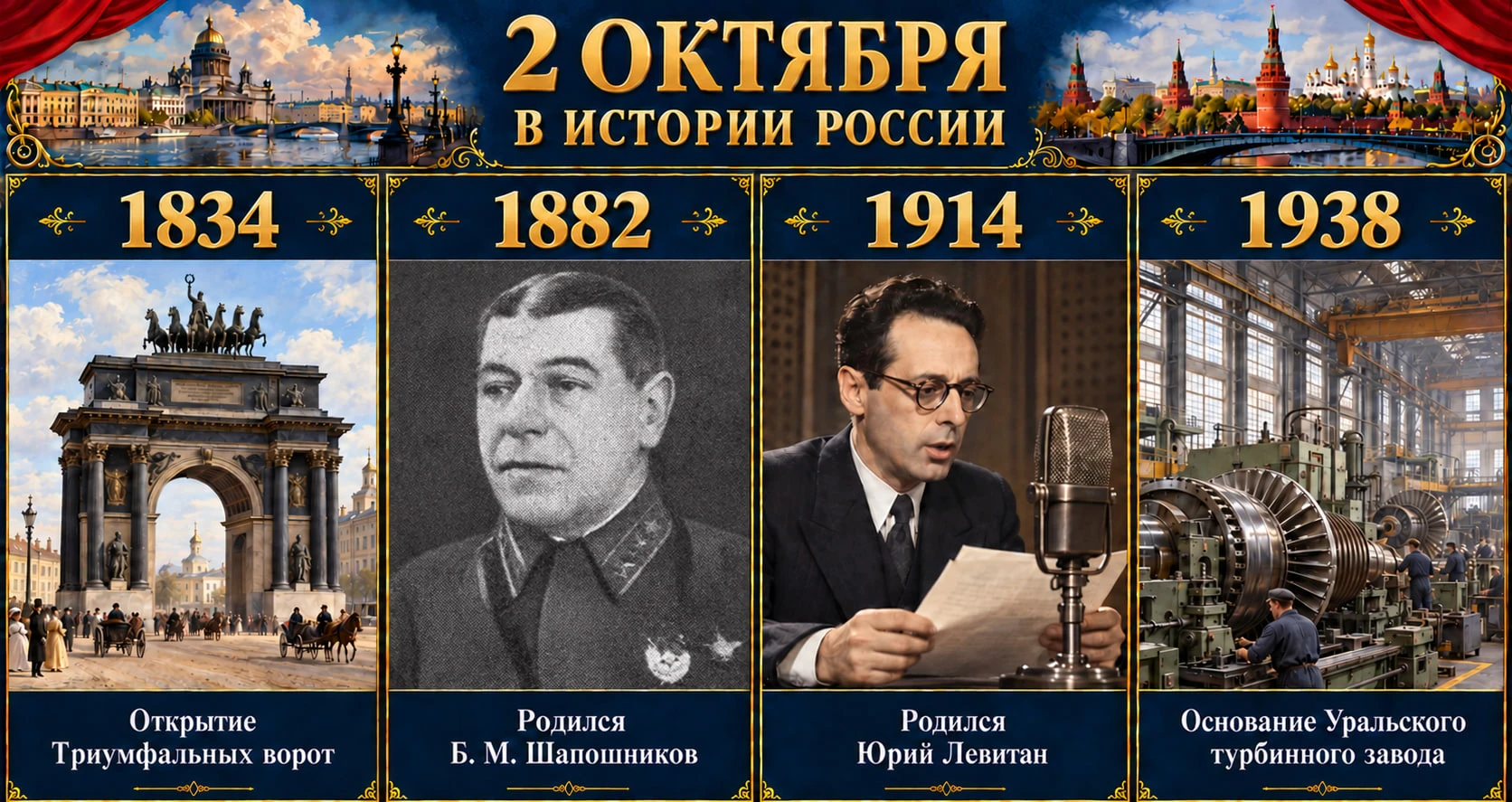 📜 2 октября в истории России