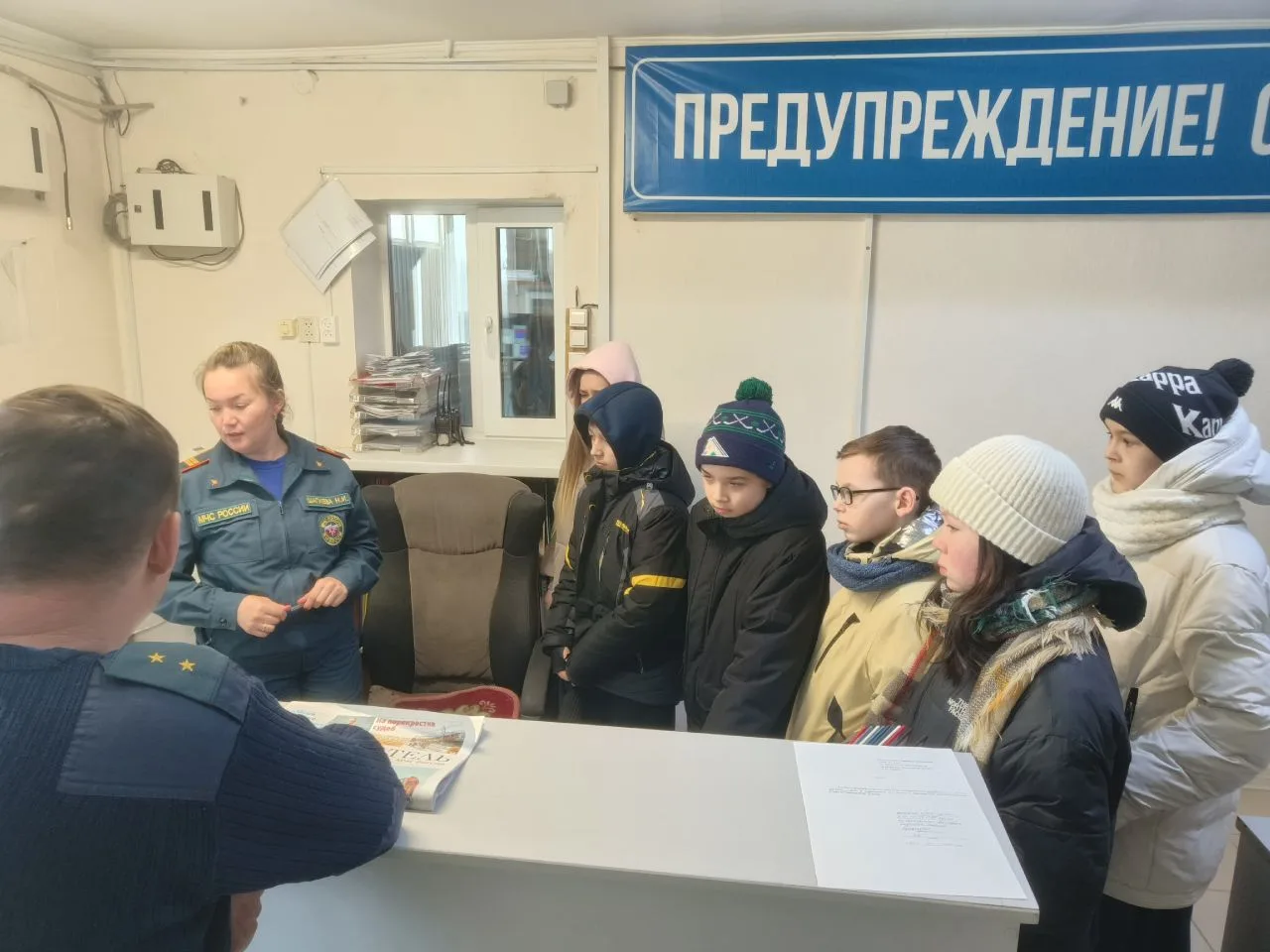 17.03.2026г. Сегодня с Дружиной Юных Пожарных "Искра" в очередной раз побывали в пожарной части г.Уч