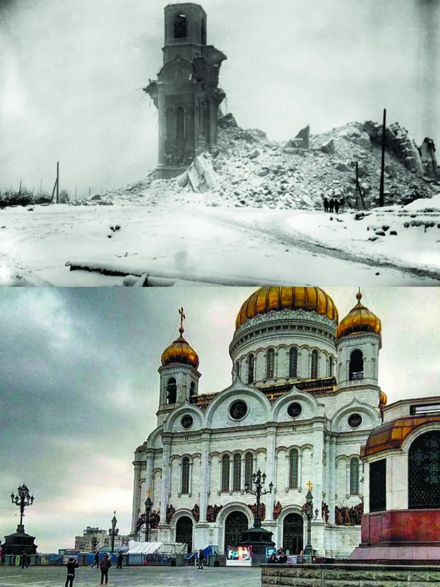 📍Храм Христа Спасителя.