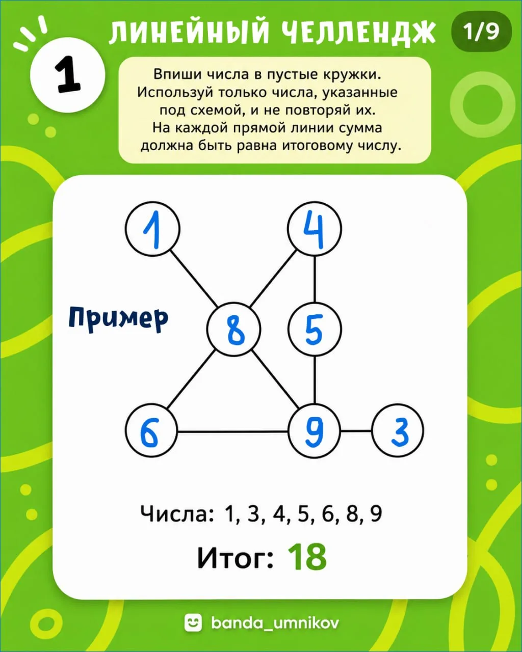 Субботняя разминка для мозга 😉