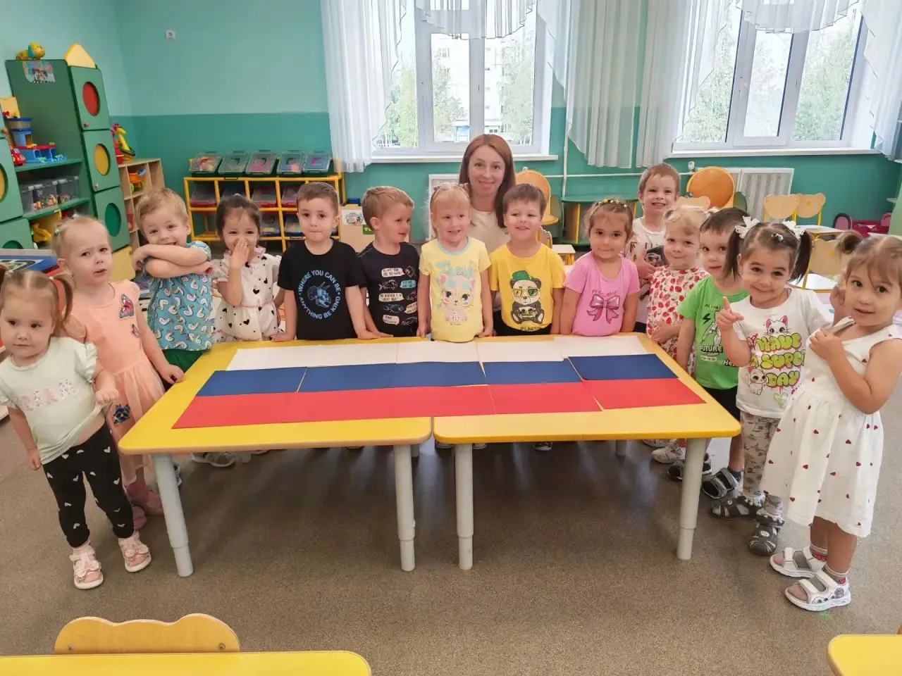 🎉 День Государственного флага РФ в нашем детском саду! 🎉