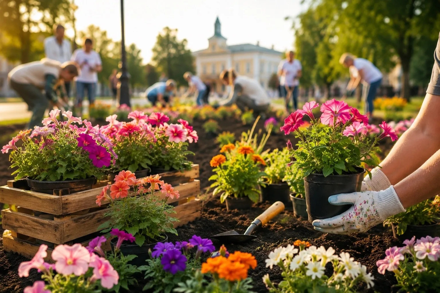 💐Украшаем цветами город Сковородино к юбилею округа