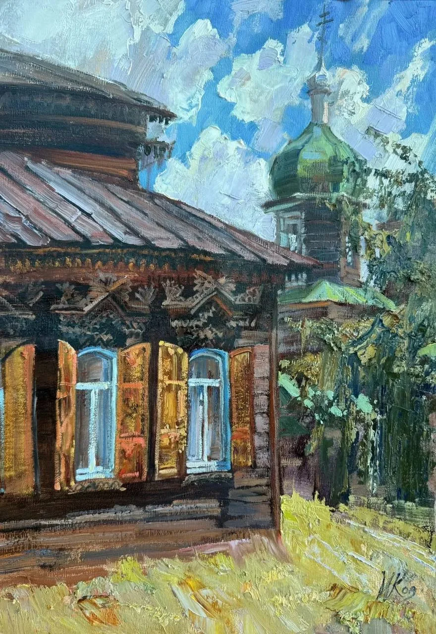 🎨 Летний пленэр «Музейная открытка» прошёл в Этномузее