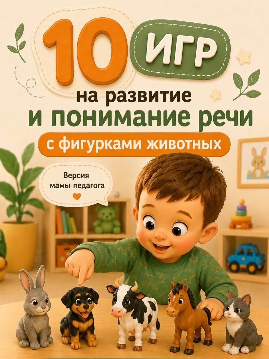 Купили ребёнку фигурки животных, а он просто разбрасывает их по комнате? 🐶🐱🐮