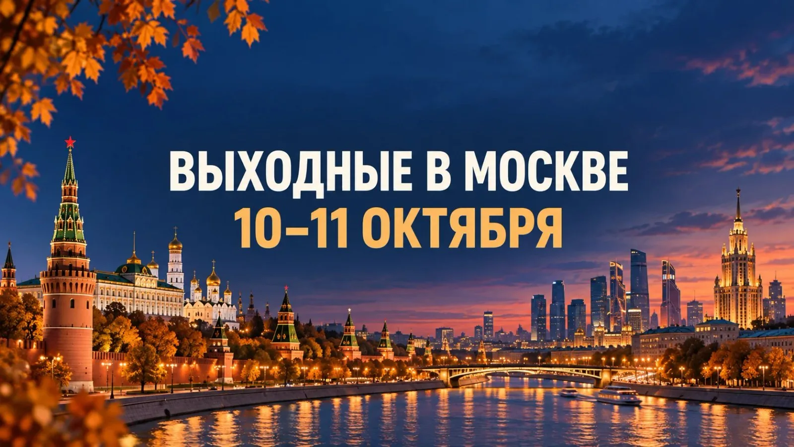 Куда сходить в Москве 10–11 октября 2026 года