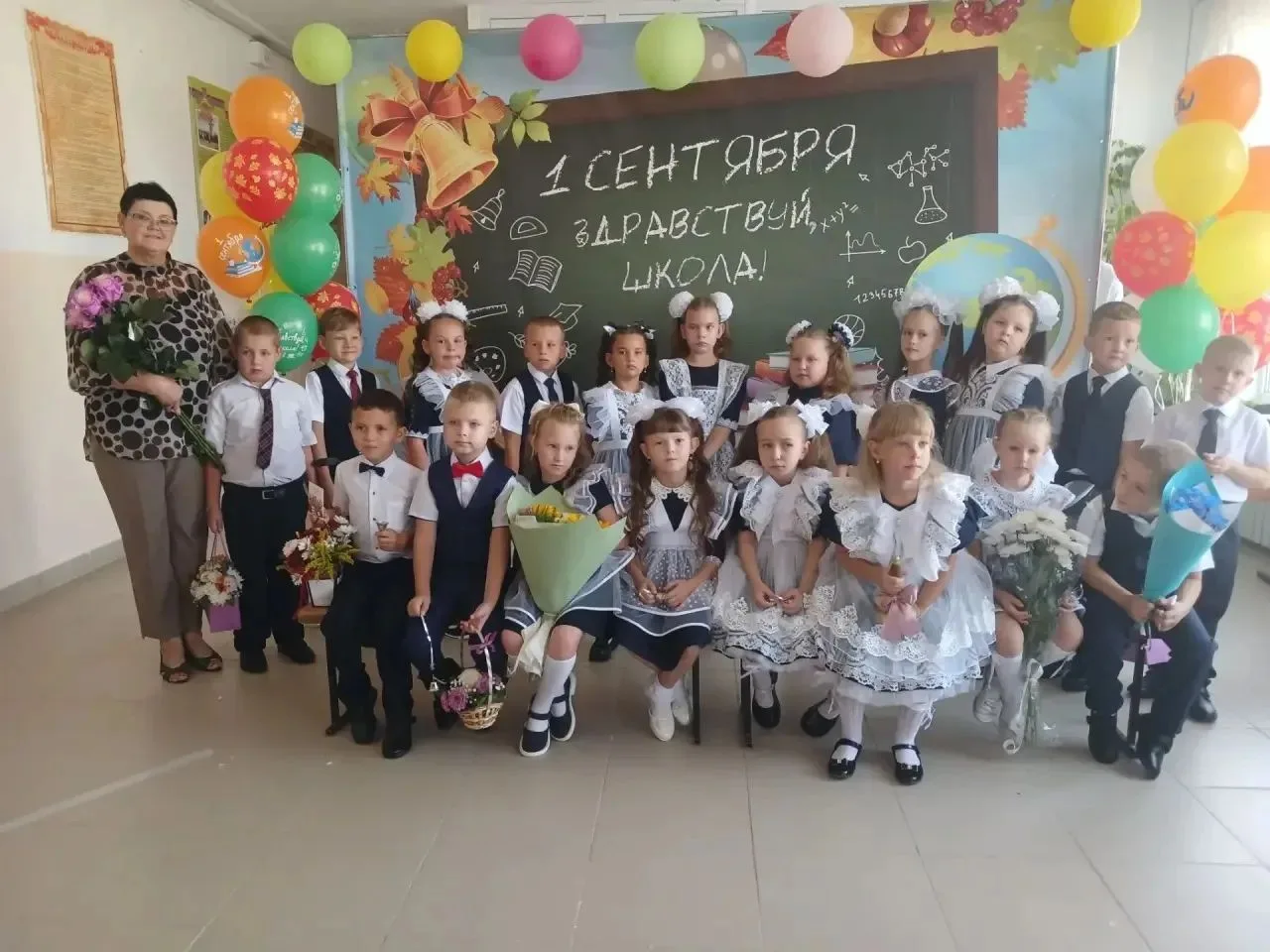 Орлята России 2 «А» класса под руководством советника директора по воспитанию Каковиди ...