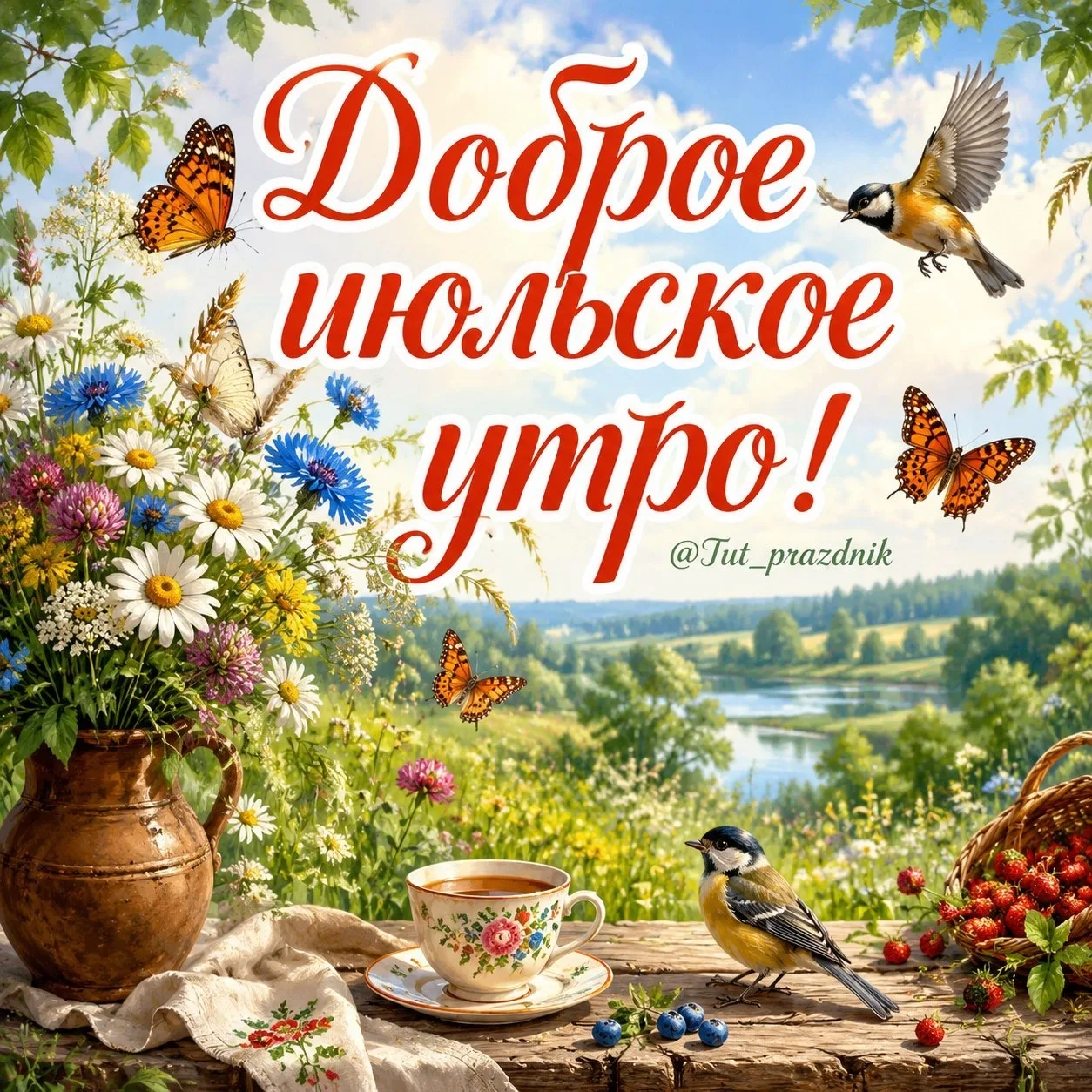 🌞🌻 Доброе июльское утро! 🌻🌞
