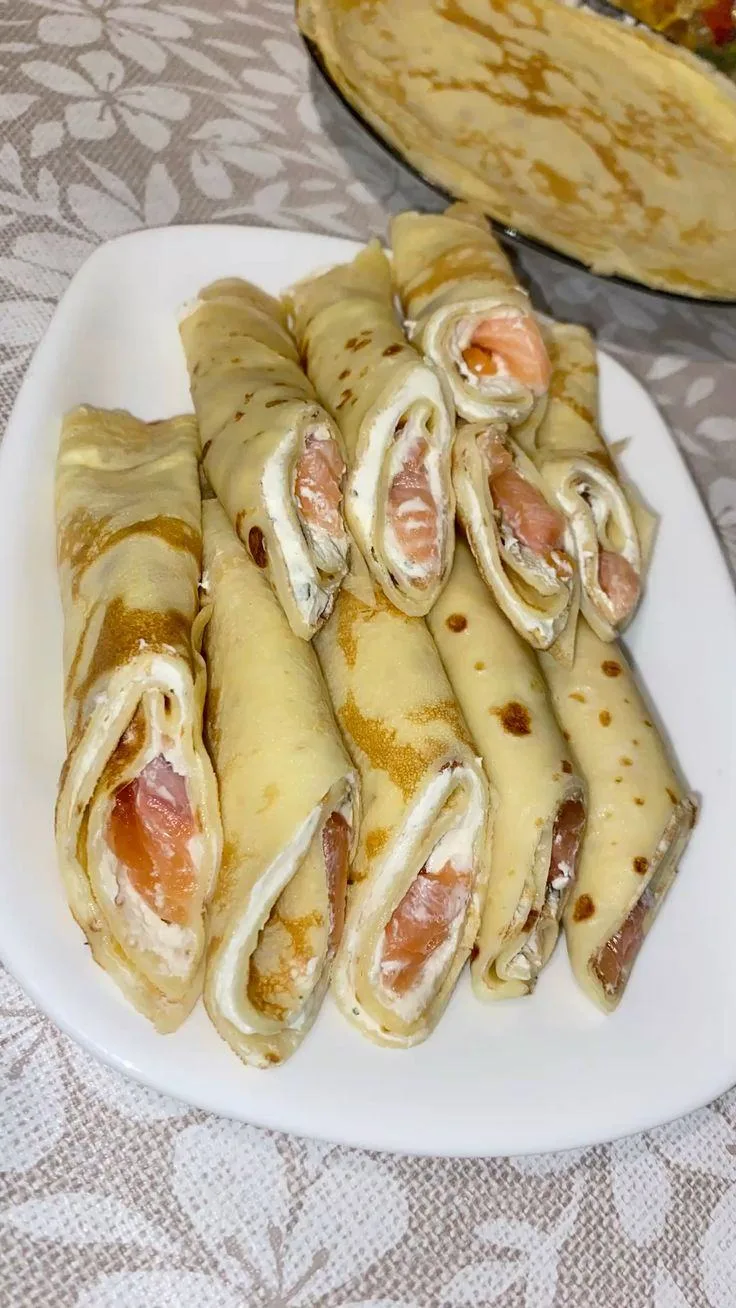 Блинчики с рыбой