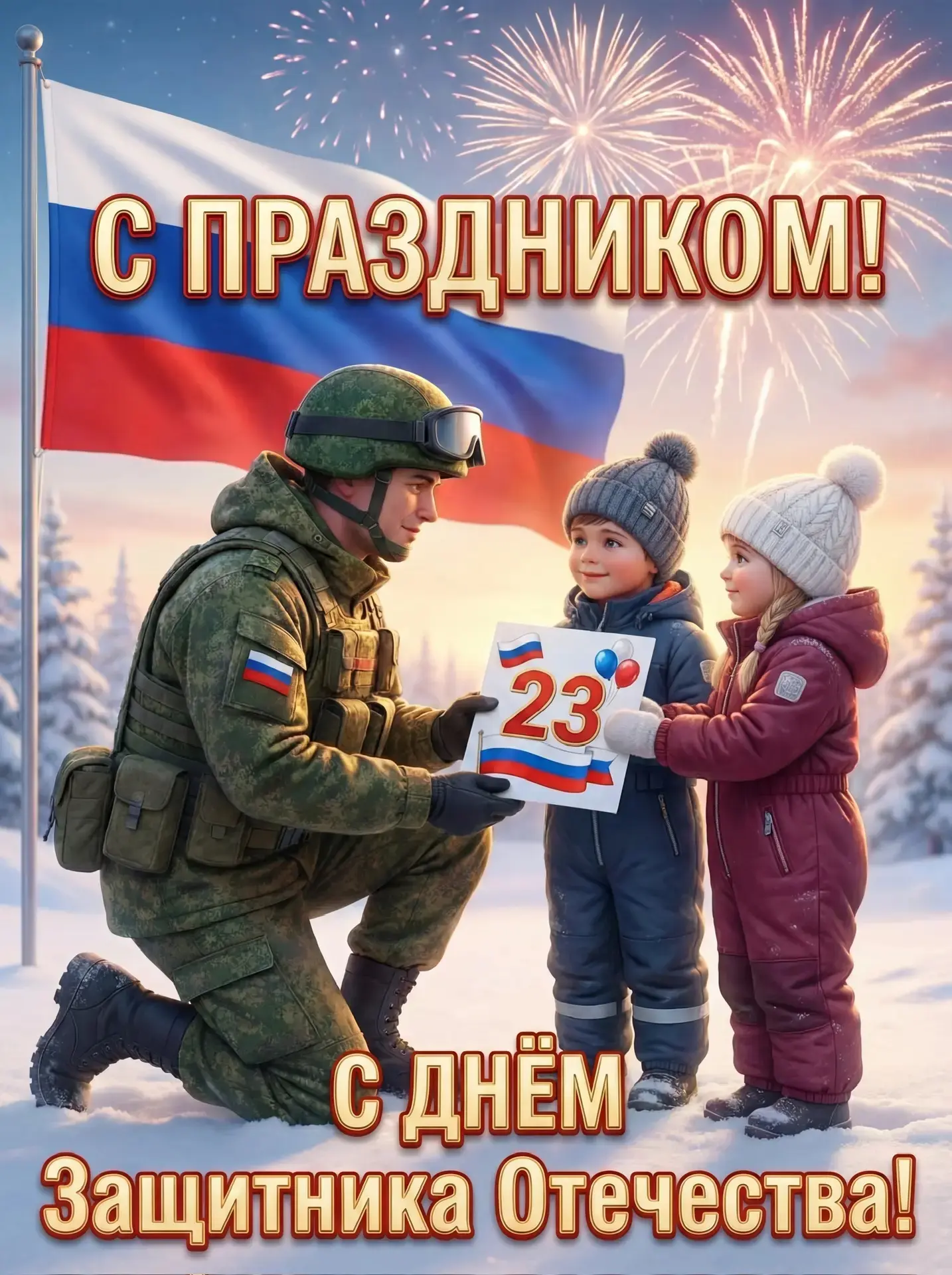 🇷🇺Сегодня мы отмечаем День защитника Отечества — праздник мужества, чести и преданнос...