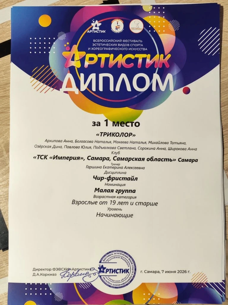 Команда по чир-спорту нашей школы №99 заняла ПЕРВОЕ МЕСТО на Всероссийских соревнованиях «Волжские п