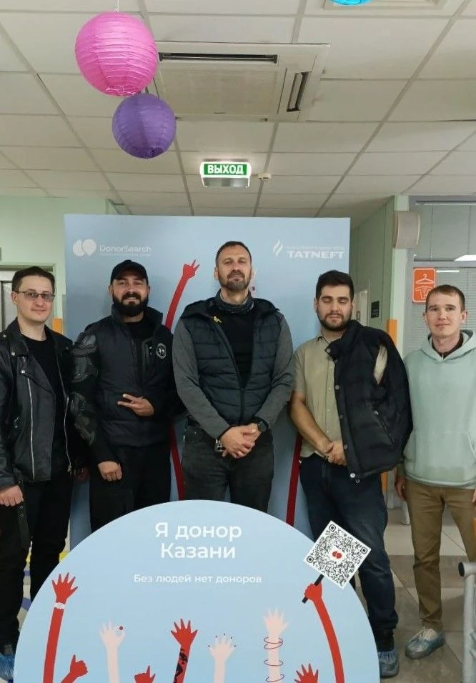 2 июня в Республиканский центр крови приехали представители сообщества «Мотопомощь Казань».
Эти ребя