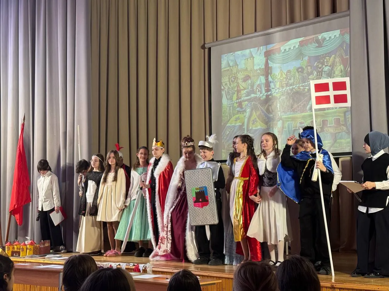 ⚔️  19 февраля в нашей школе прошёл настоящий Рыцарский турнир среди учащихся 6-х классов, приурочен