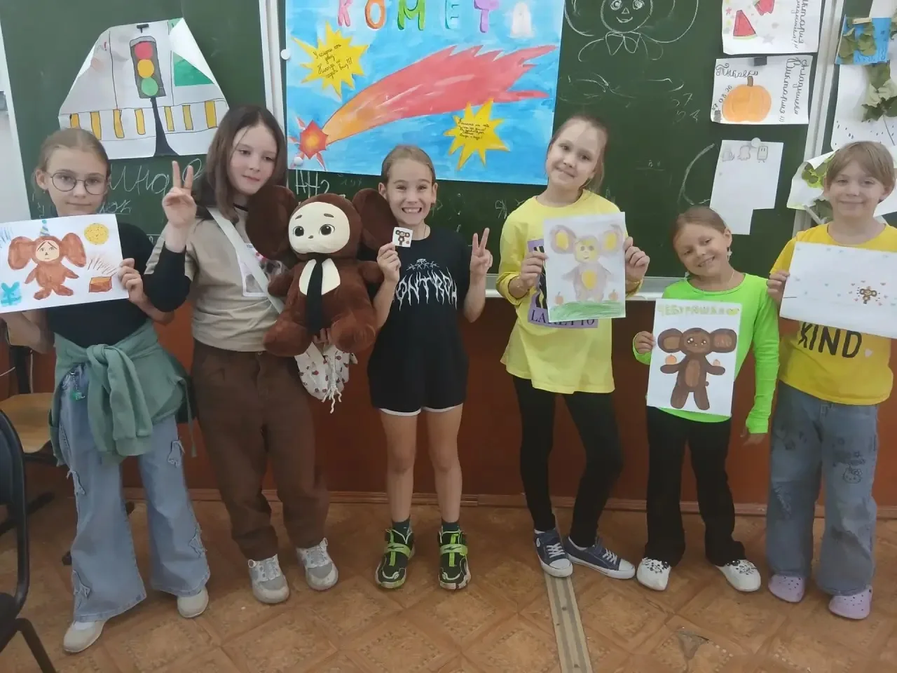 🧸🐾 Ура, у нас в гостях именинник! Как наш лагерь отмечал День рождения Чебурашки 🥳