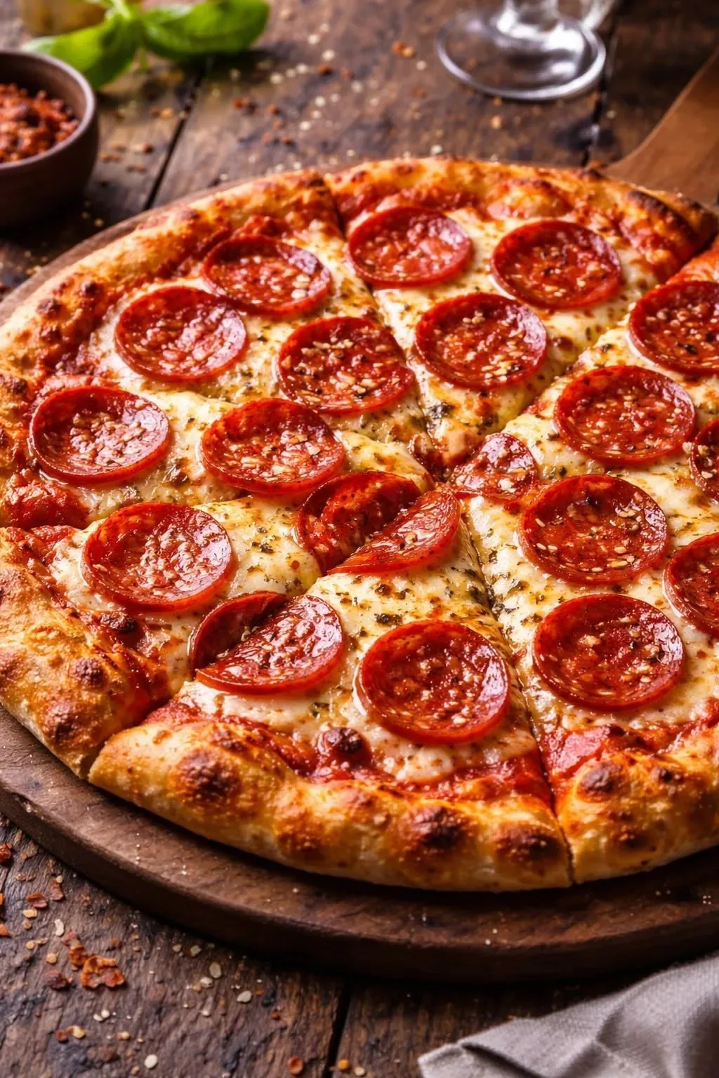 🍕 Ваша пицца с колбасой «Пепперони» уже готова! 🔥 Хрустящая корочка, ароматная колбас...