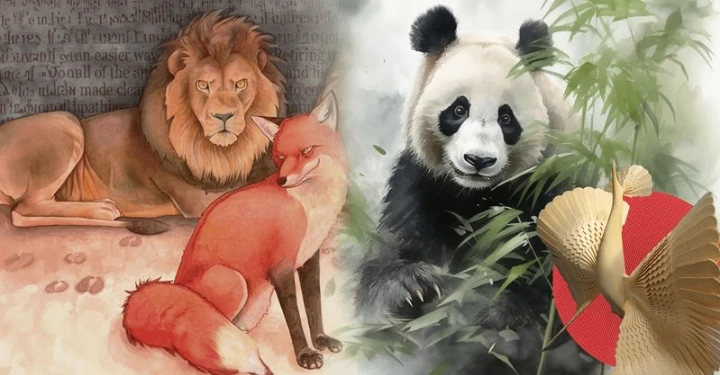 Животные в политической символике 🐼 🦊 🦁