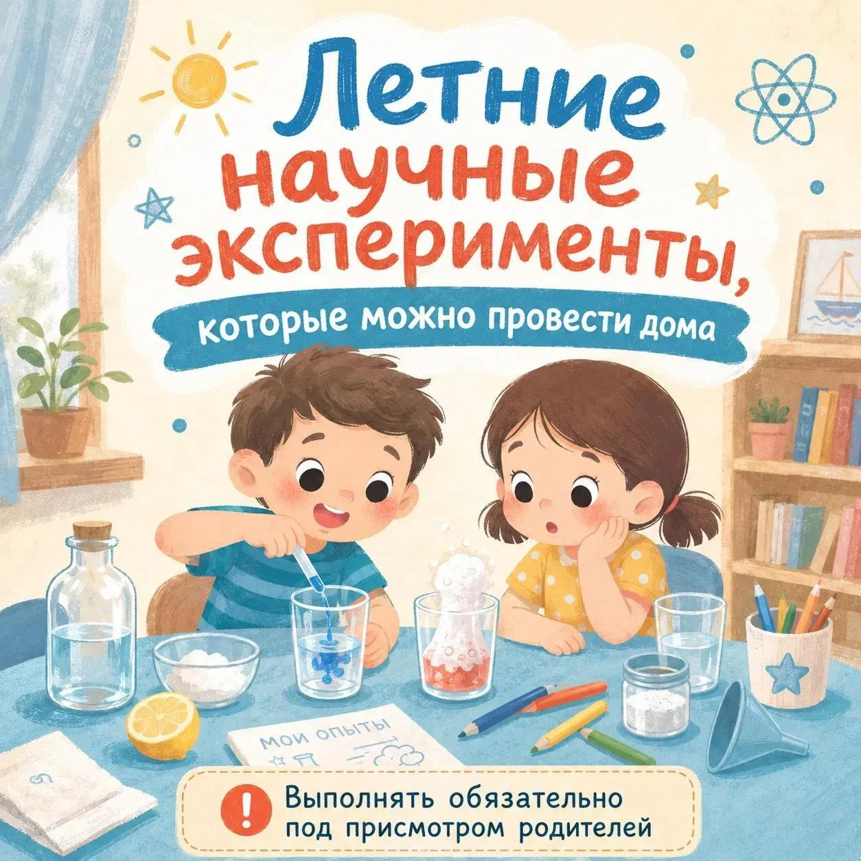 Когда экспериментировать, если не летом? Бери родителей и проводи самые интересные науч...