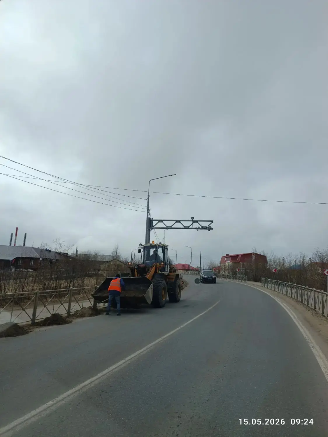 ДРСУ работает.