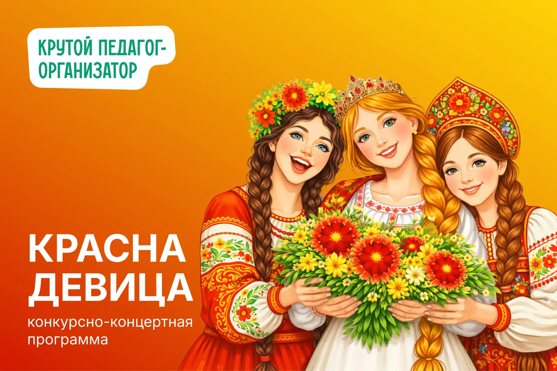 👑 Конкурсно-концертная программа «Красна девица»

В программе:

– общее дефиле участниц в русских н