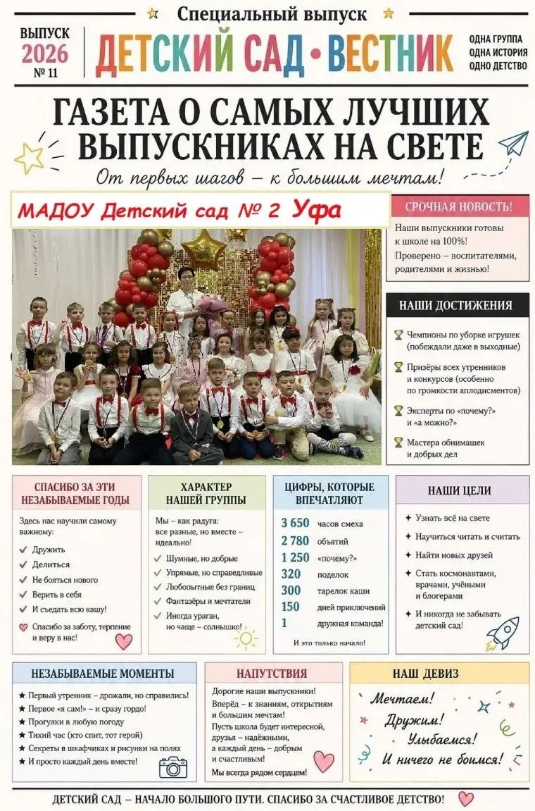 Наш выпускной-2026: до свидания, детский сад!