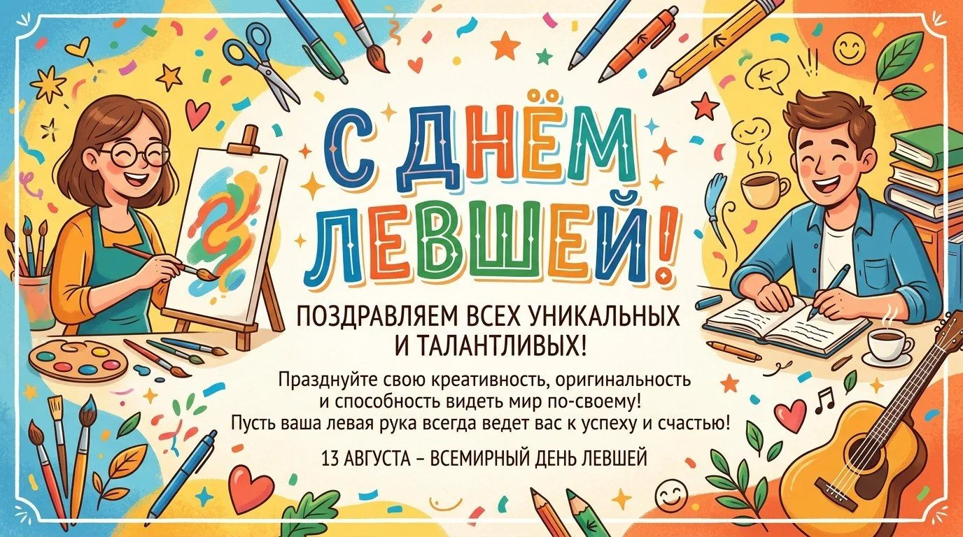 🖐️ С Днём левшей!