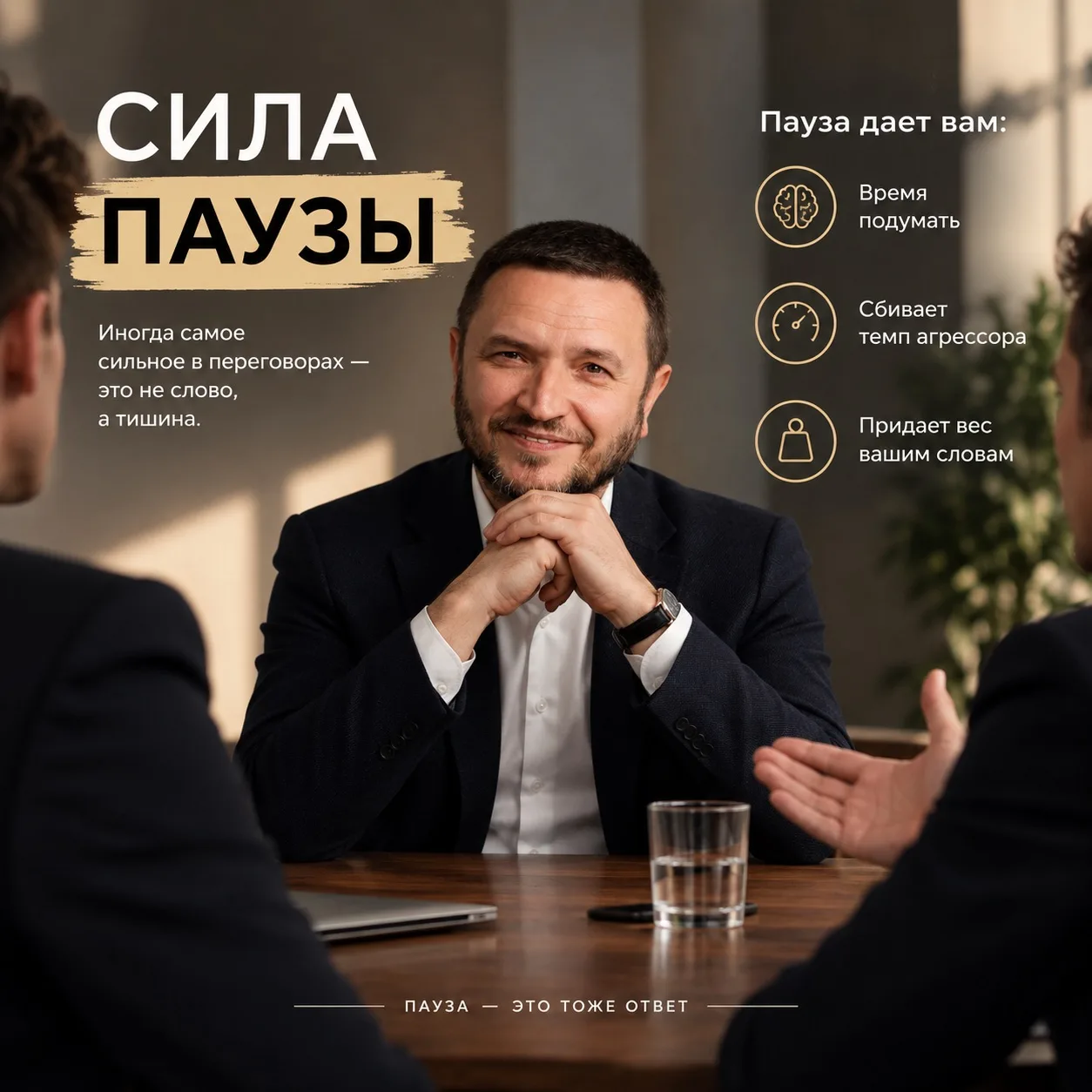 Сила паузы.