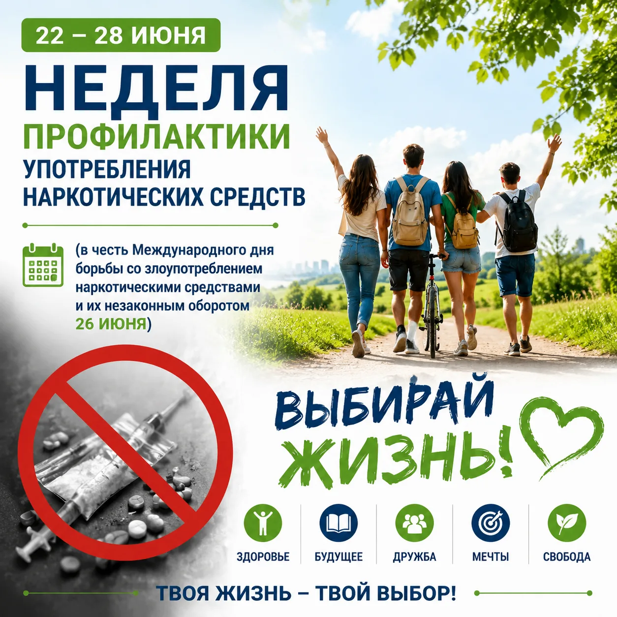 Неделя профилактики употребления наркотических средств: Осознаем вред – выбираем здоровье