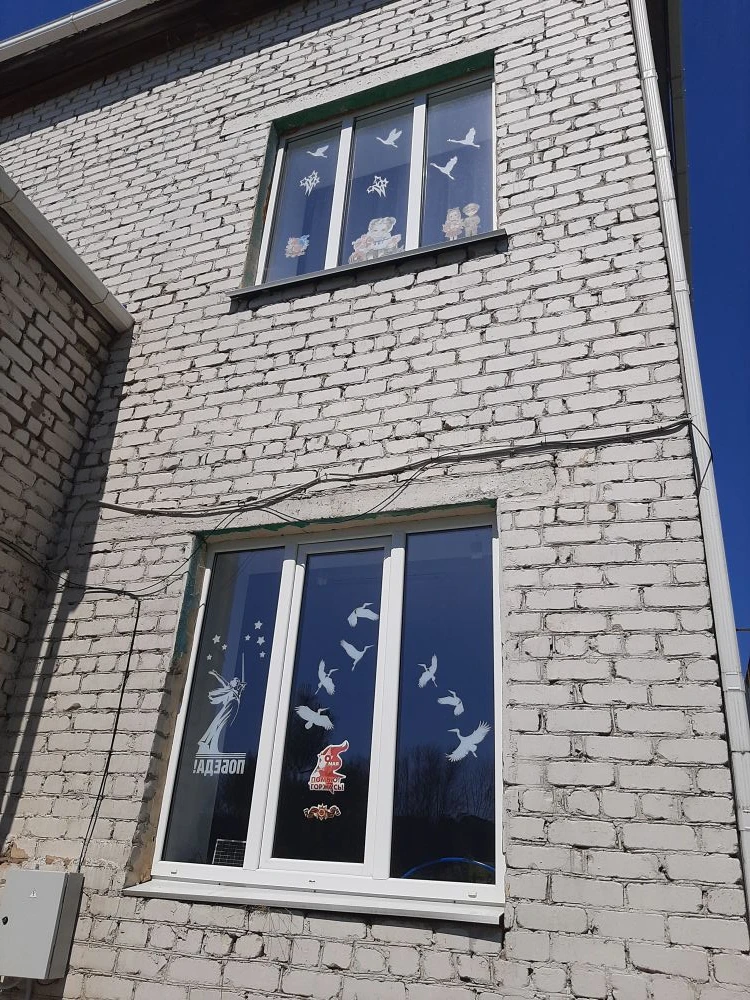 В МКУК "Колобовский ЦКД" проходит акция окна Победы.