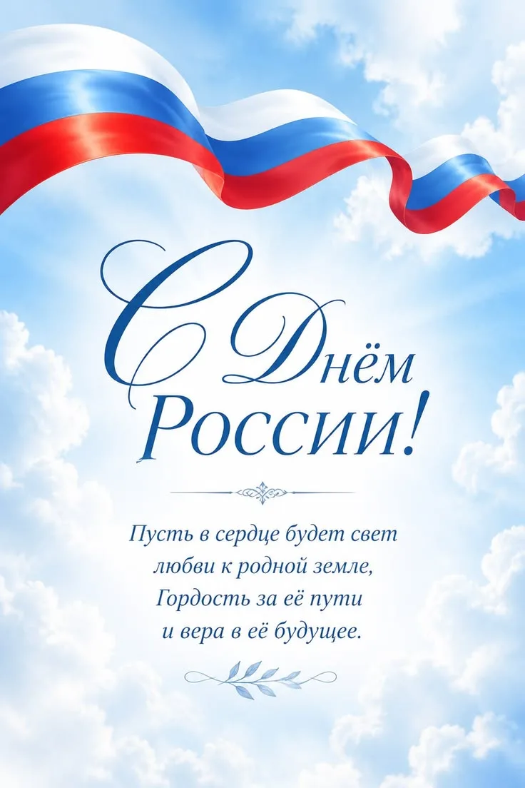 С Днём России!🕊️
Желаем благополучия, мира и новых достижений во имя процветания нашей великой стра