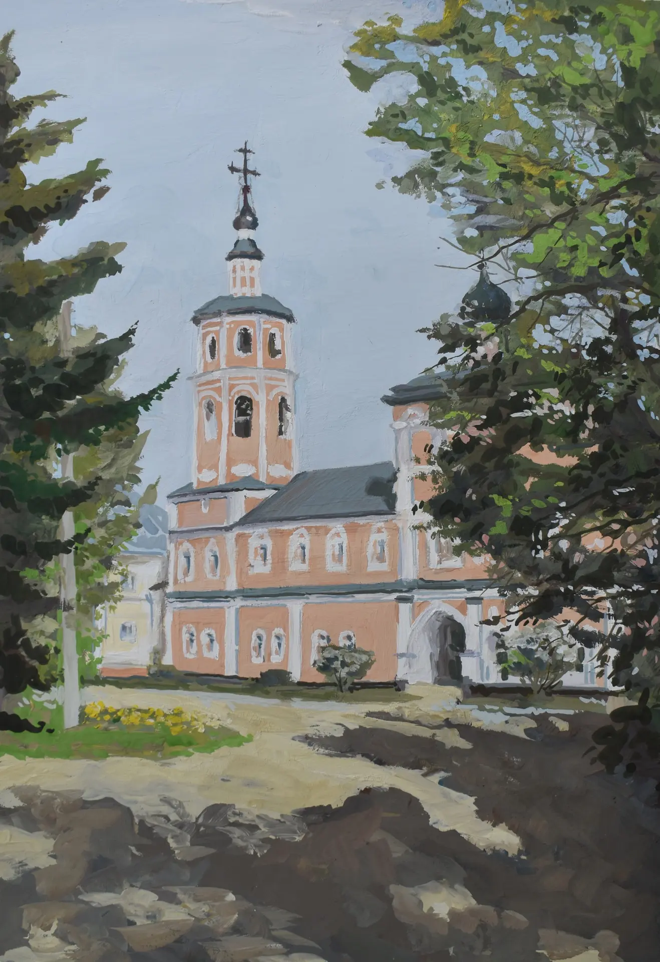 🎨 Работы юных художников украсили здание администрации