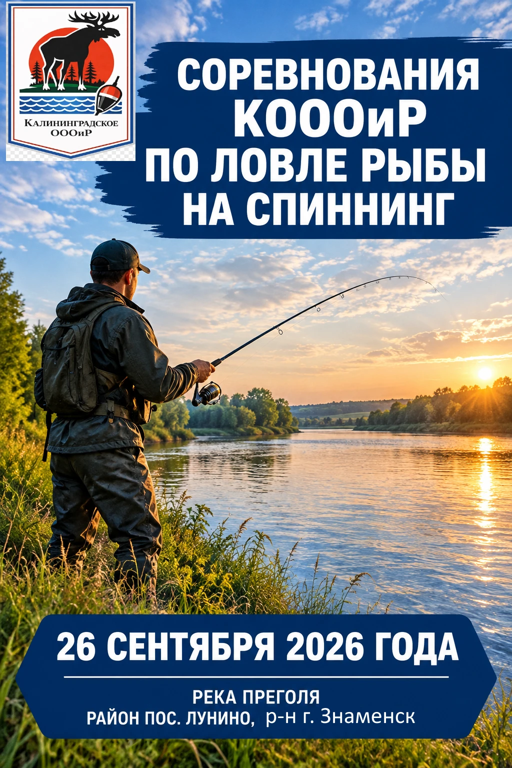 🎣 Приглашаем на соревнования по ловле рыбы на спиннинг! 🏆