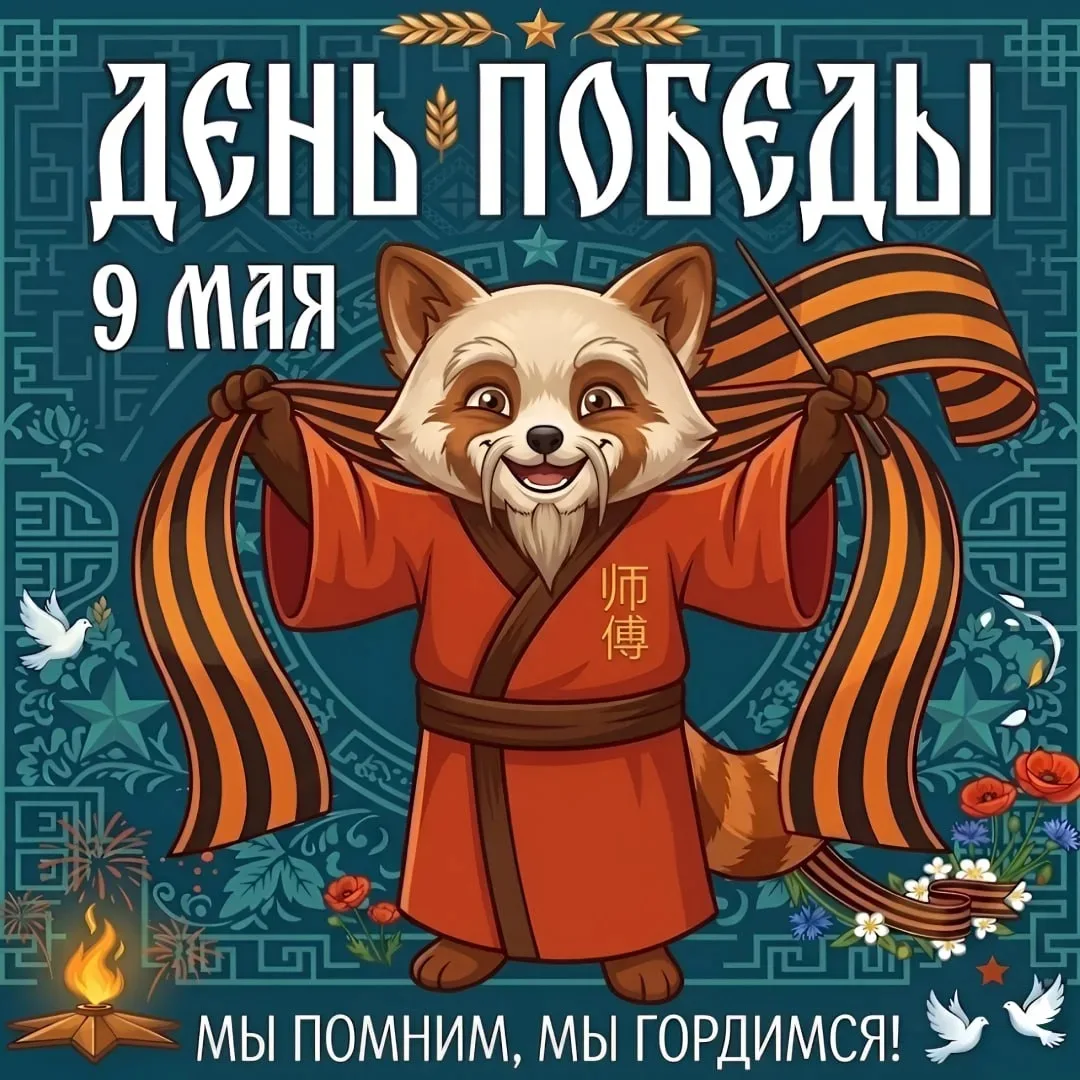 🌿 9 Мая — день уважения, памяти и единства поколений 🌿