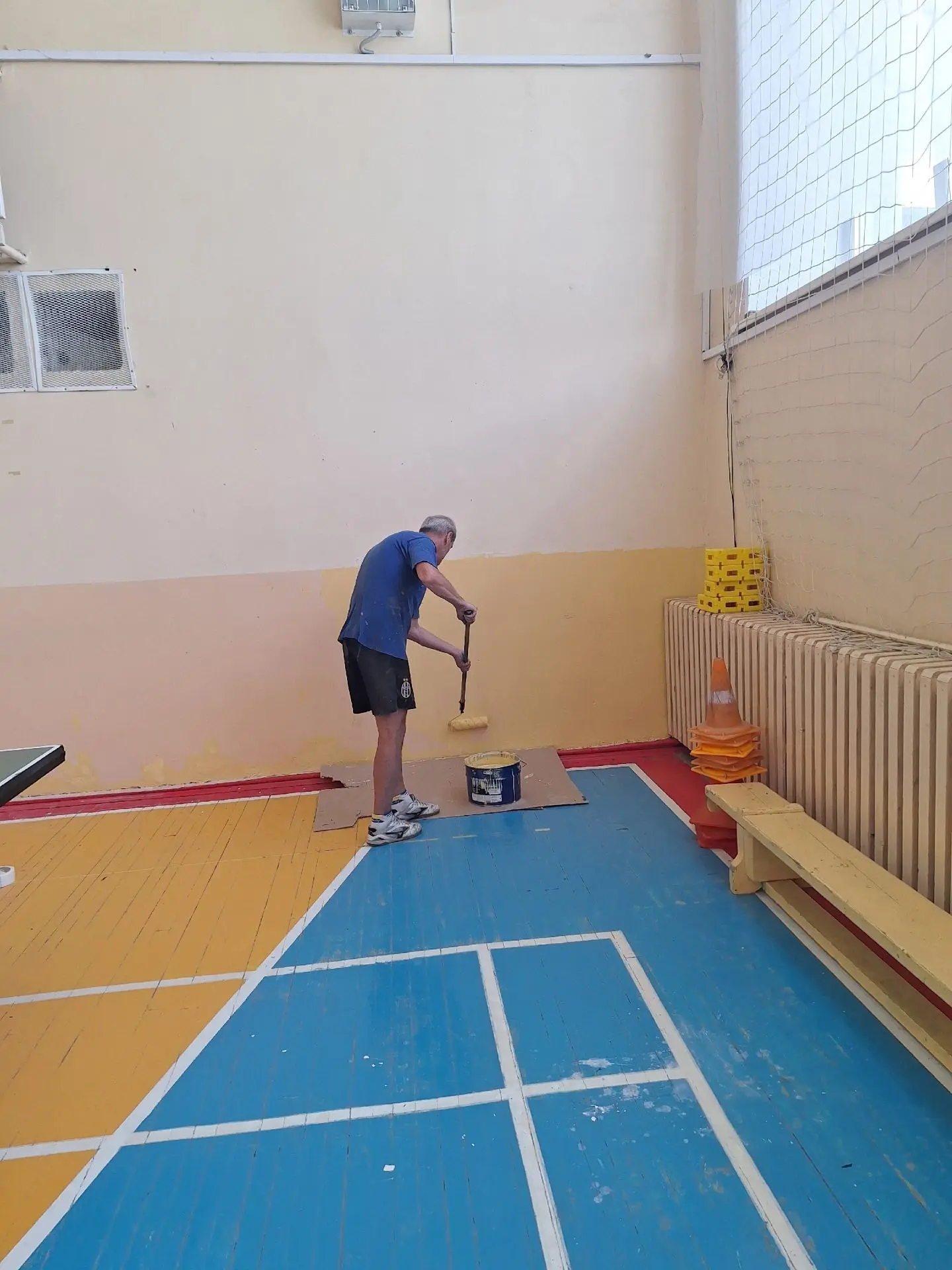🛠 В Андрейковской средней школе идет активная фаза подготовки к новому учебному году