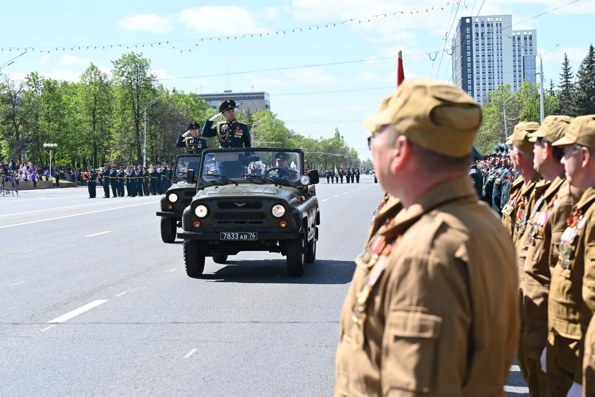 Ежегодное торжественное прохождение военнослужащих в честь Дня Победы в Уфе в последние годы стало е