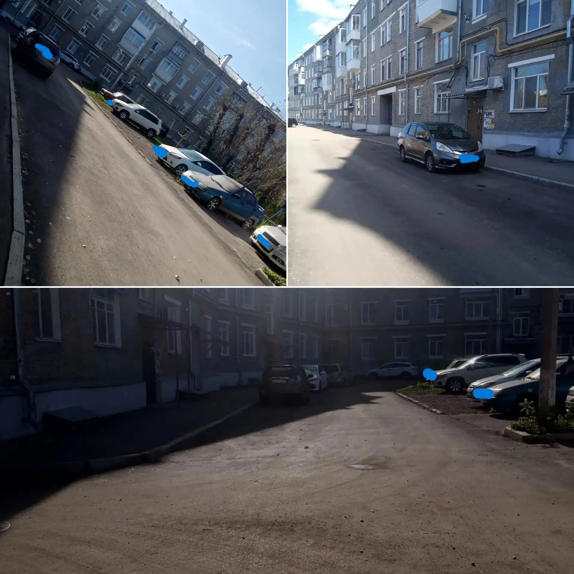 На Октябрьской, 6 обновили дорожное полотно