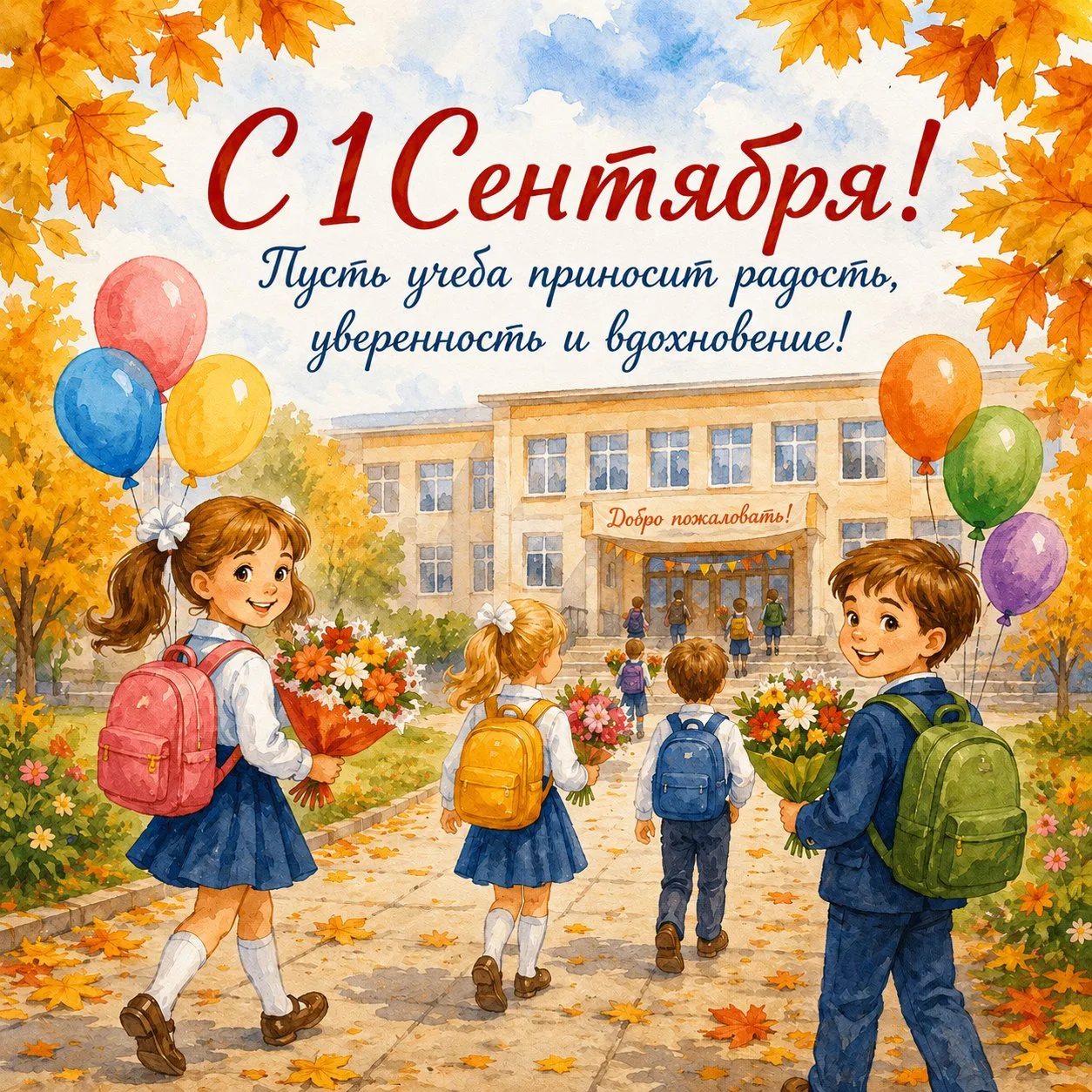 Дорогие первоклассники!