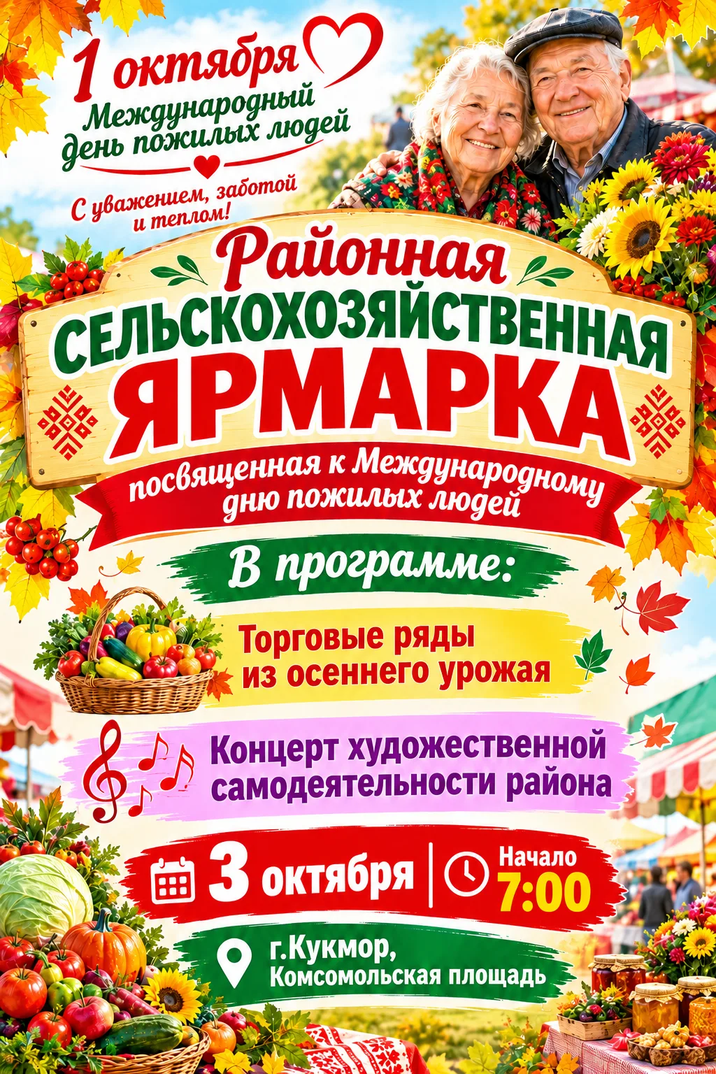 Приглашаем на районную сельскохозяйственную ярмарку!