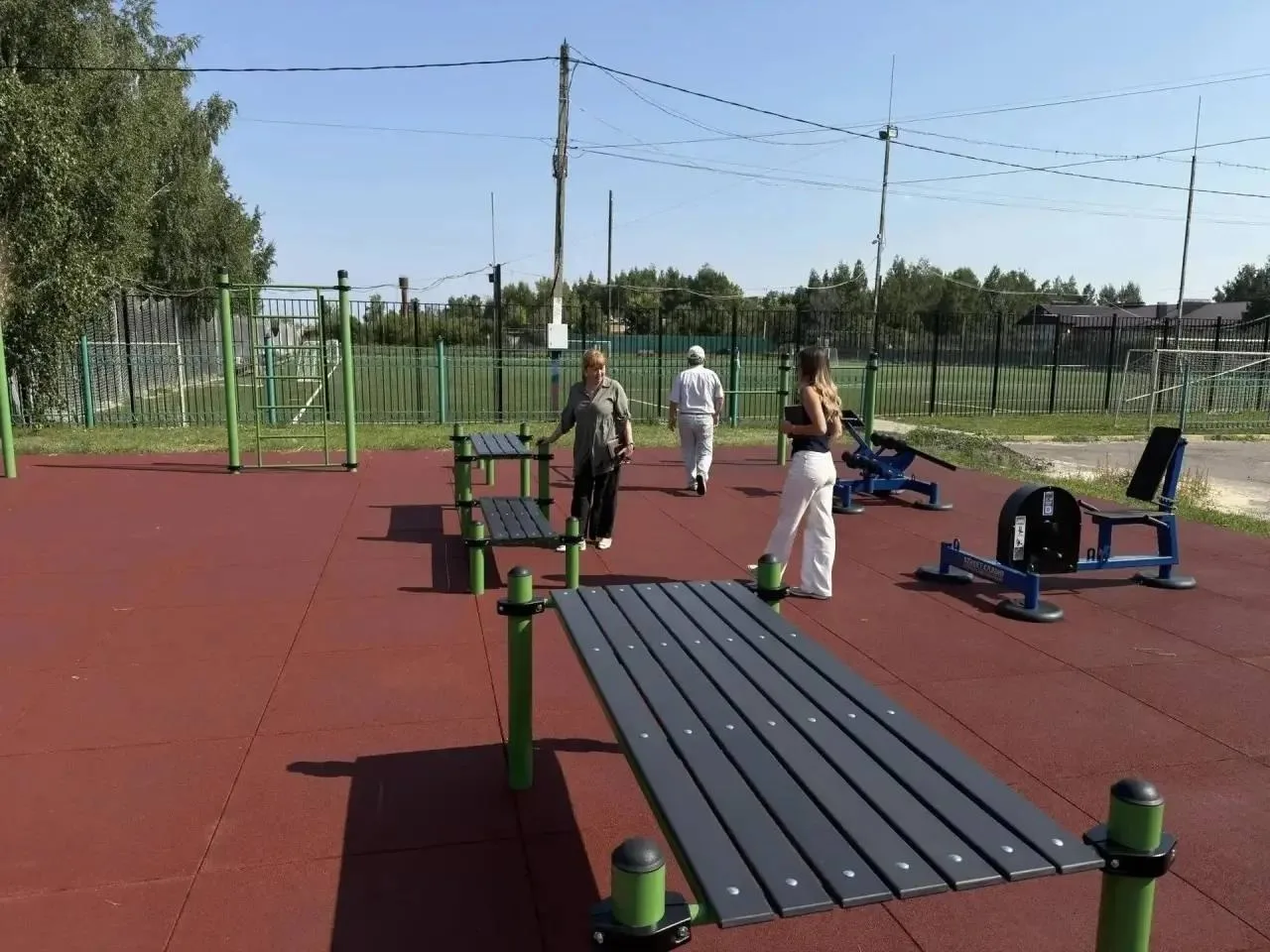 🥅 В Тамбовской области обновляют спортплощадки: в Знаменке почти готов спортивный комп...