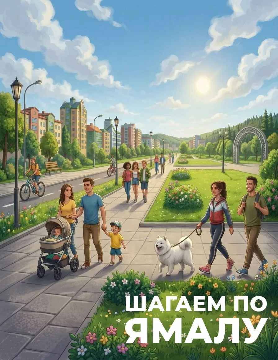 Присоединяйся к челленджу «Шагаем по Ямалу»!