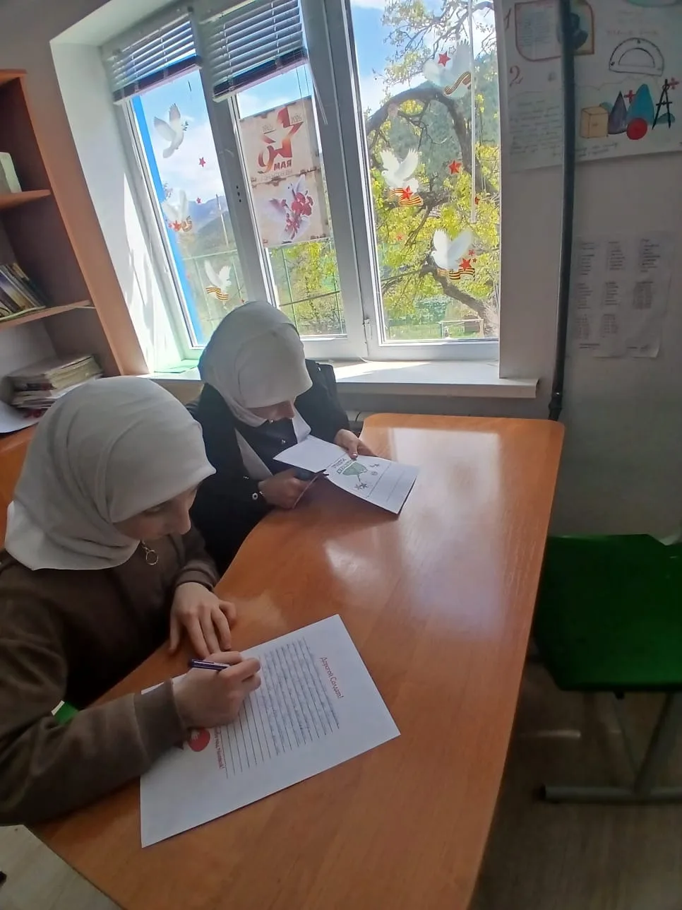Учащиеся Килятлинской СОШ приняли участие в акции «Письмо солдату».