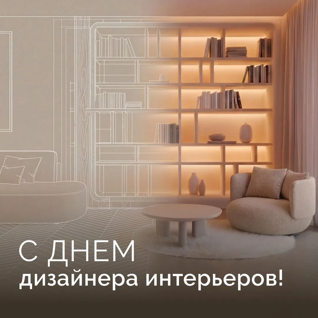 Поздравляем с Днем дизайнера интерьеров!