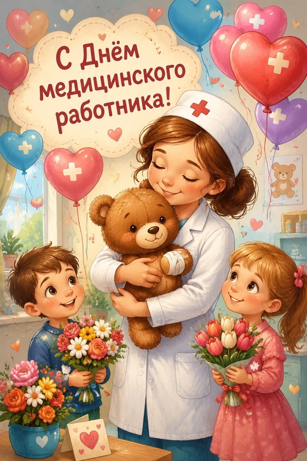 Уважаемые, дорогие медицинские работники!

Примите самые искренние и сердечные поздравления с вашим 