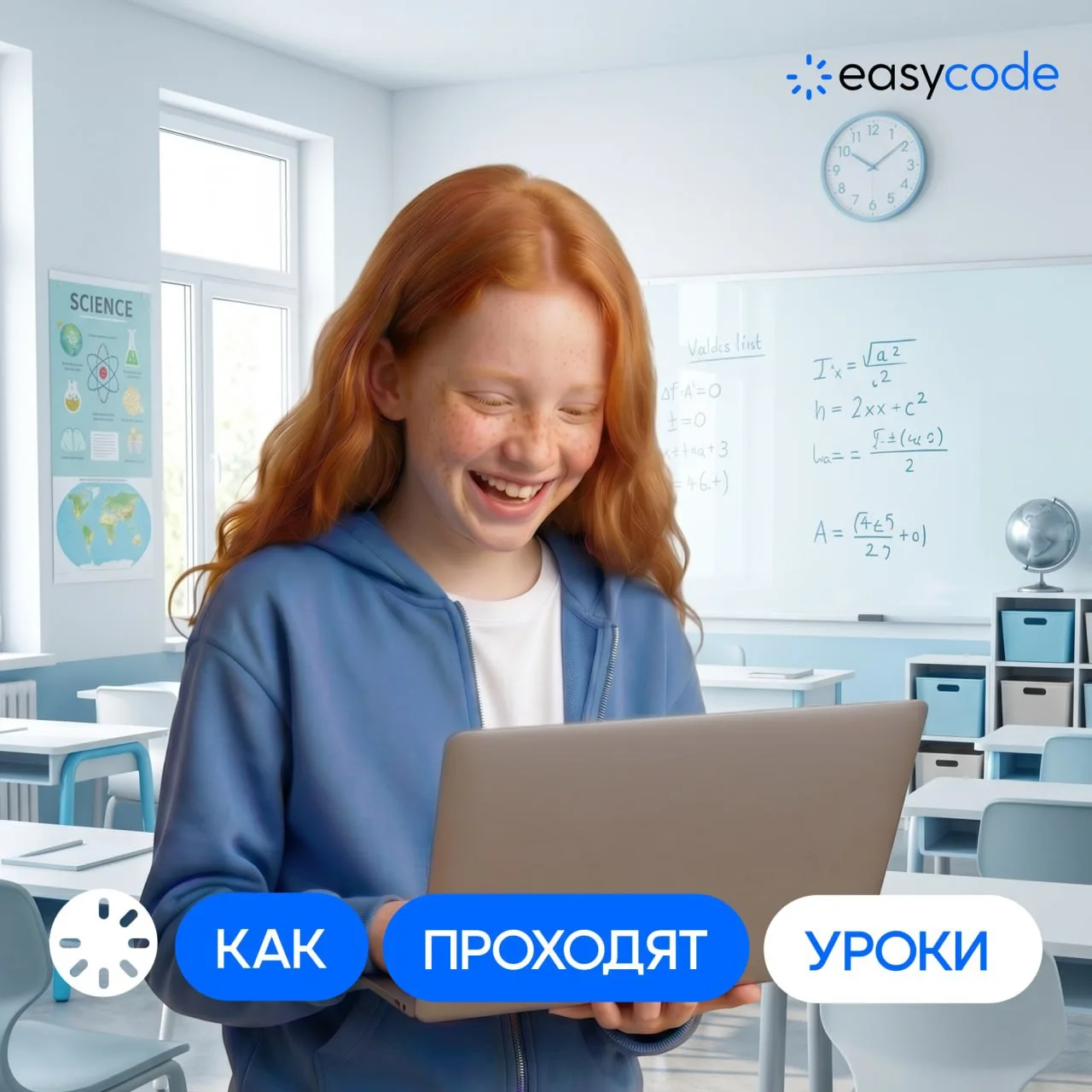 Представьте скучный онлайн-урок ☹️

Ребёнок сидит перед экраном, преподаватель что-то объясняет соро
