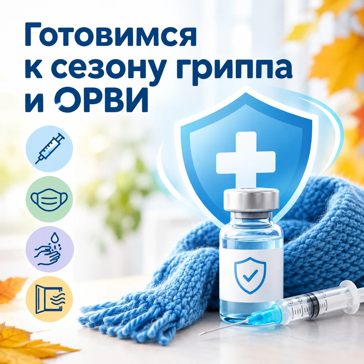 🦠 Готовимся к сезону гриппа и ОРВИ