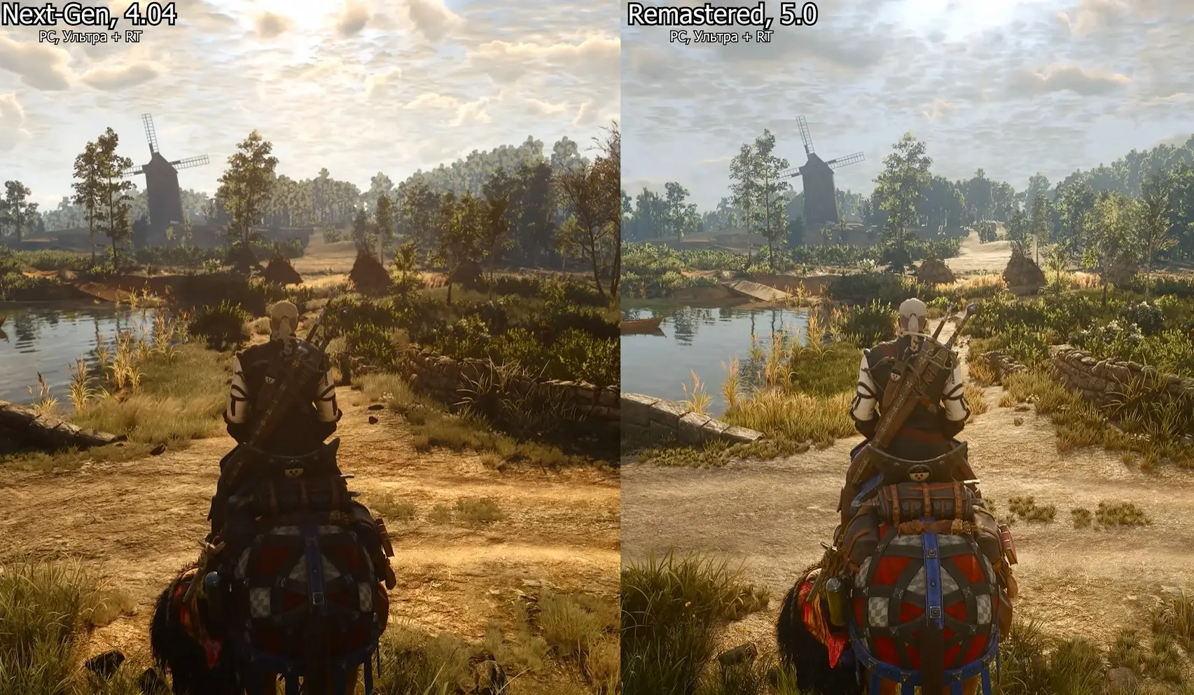 Блогер сравнил ремастер The Witcher 3 с некстген-версией и оригиналом.