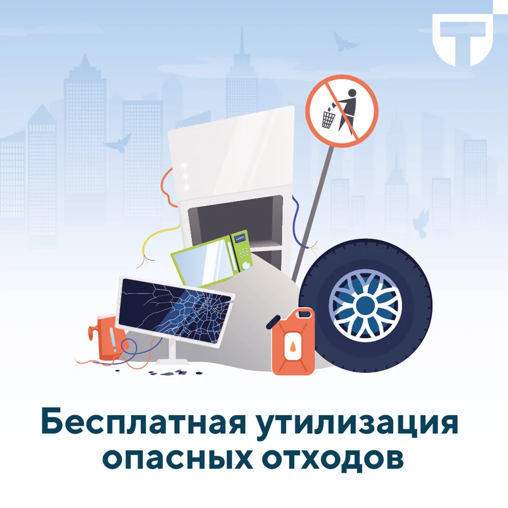 Вы знали, что автомобильные шины, бытовую технику и технические масла нельзя выбрасывать на контейне